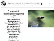 Tablet Screenshot of galeriaego.pl